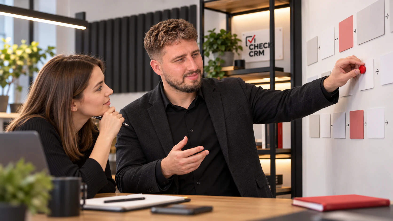 Команда проверяет в CRM путь заявки от первого обращения до оплаты