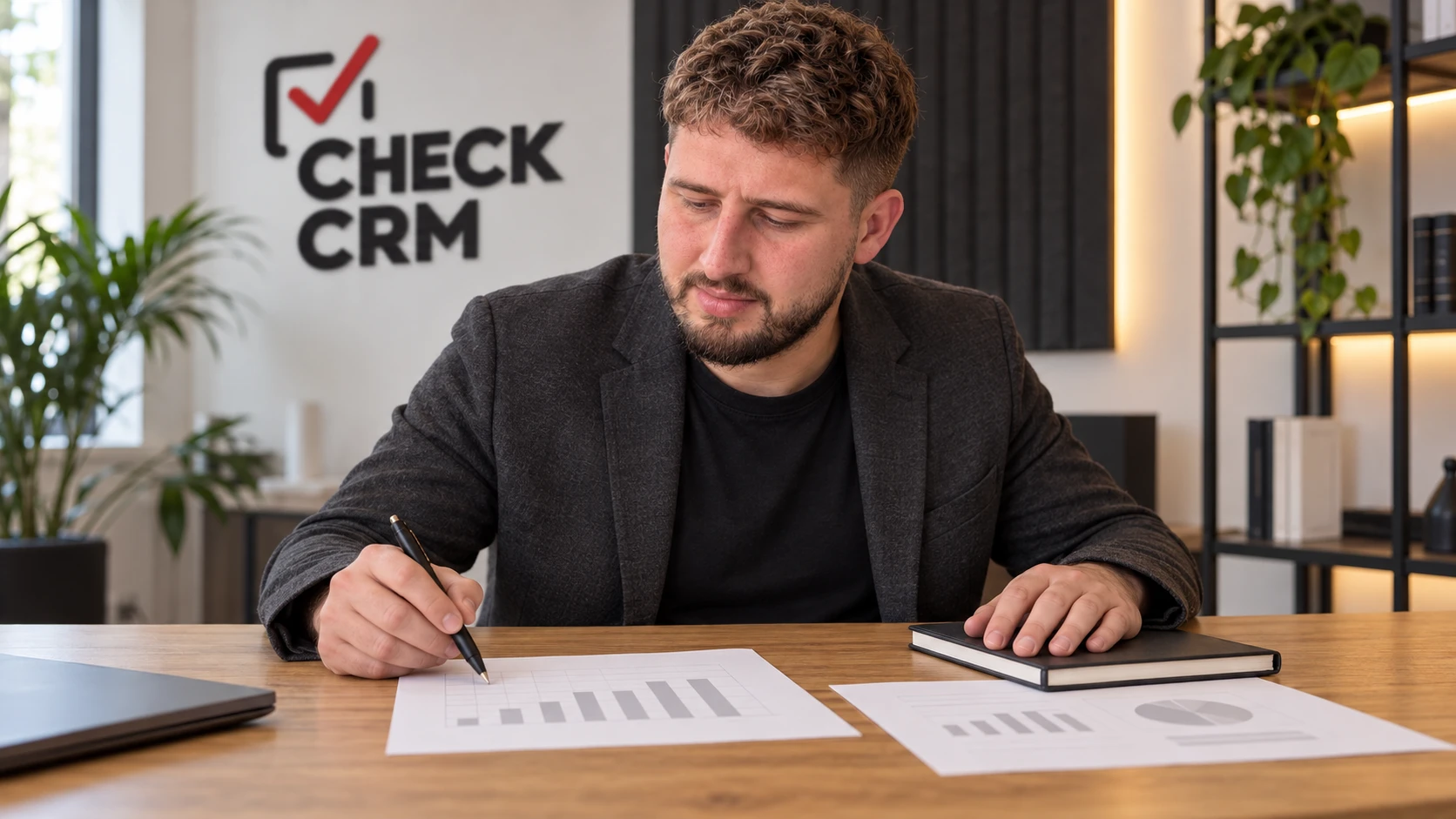Николай проверяет расчёт эффекта CRM по рабочим таблицам в студии CHECK CRM